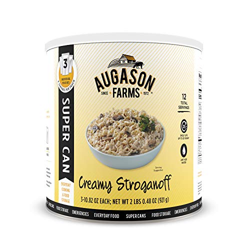 Augason Farms Creamy Stroganoff Can, 32.2 oz, #10 Can (5-10135)