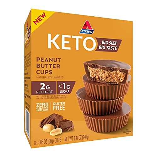 Atkins Keto Peanut Butter Cups, 8 Count